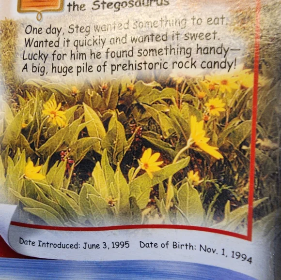 McDonalds Beanie Babies Dinosaur Trio 2000  Beanie Babies Rare - Picture 13 of 14